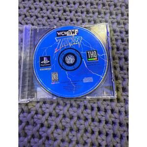 WCW NWO Thunder (Sony Playstation 1, 1999) PS1 - Disc & Case - Tested